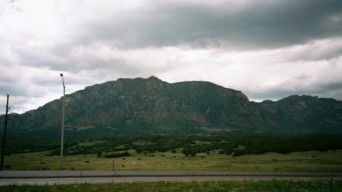 I don't see any buildings in the mountain!